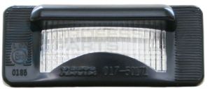 Rekisterikilven valo Volvo 145, 245, 264 -1978