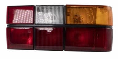 Takavalo, musta, täydellinen Volvo 740, 760, 1983-89, oikea