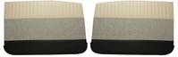 Volvo Amazon 4d 1959-60 etuoven paneelit, beige/harmaa/musta — bild 1 av 2