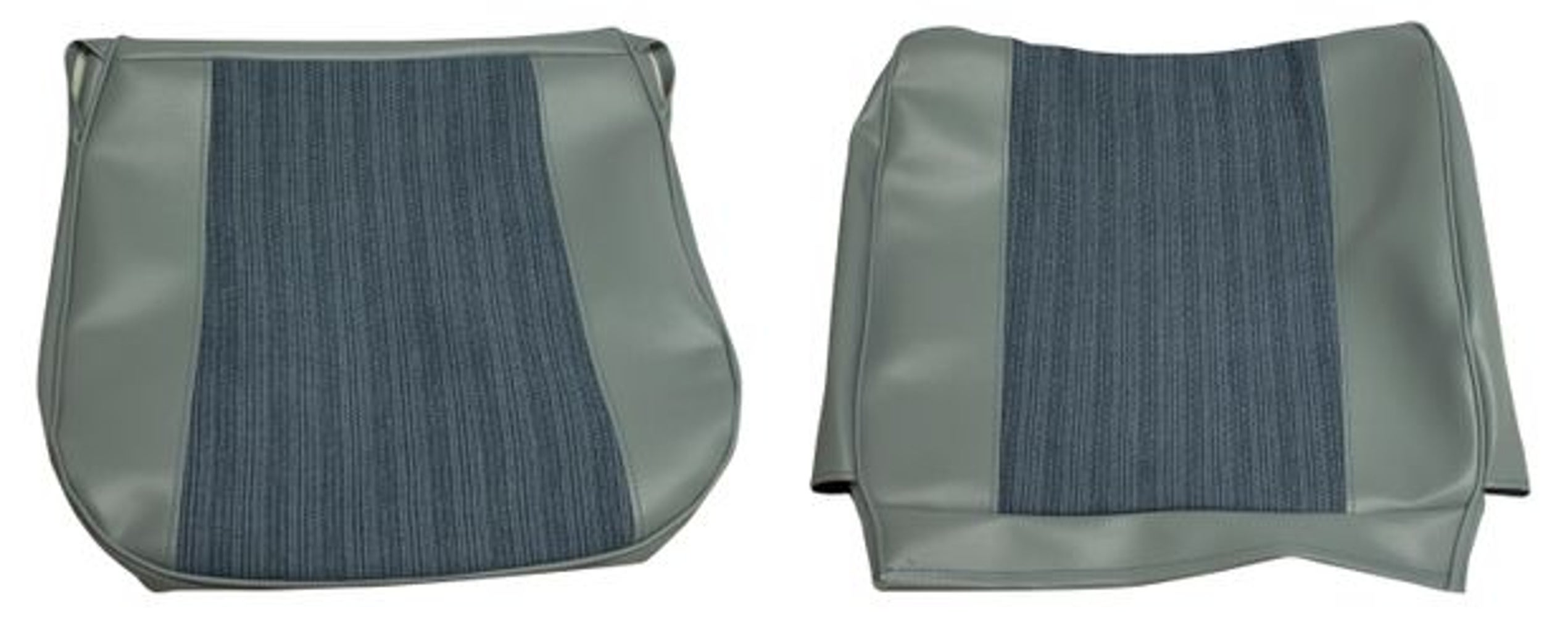 Volvo PV544 1961-62 etuistuimen verhoilu, sininen