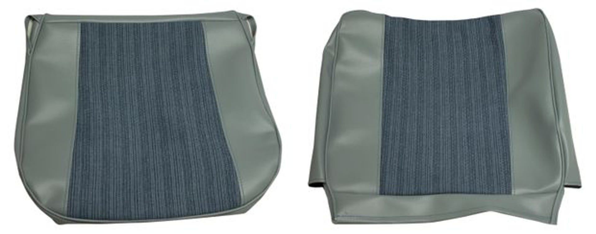 Volvo PV544 1961-62 etuistuimen verhoilu, sininen