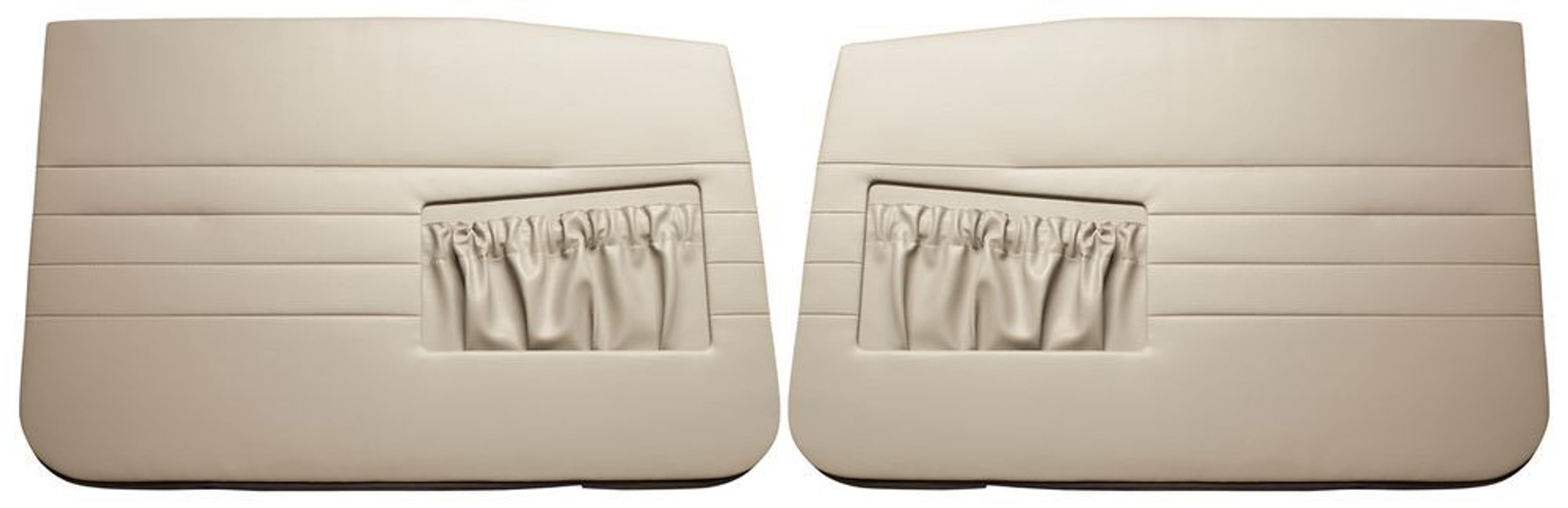 Volvo Amazon 4d:n etuoven paneelit, 1960-61, harmaanbeige