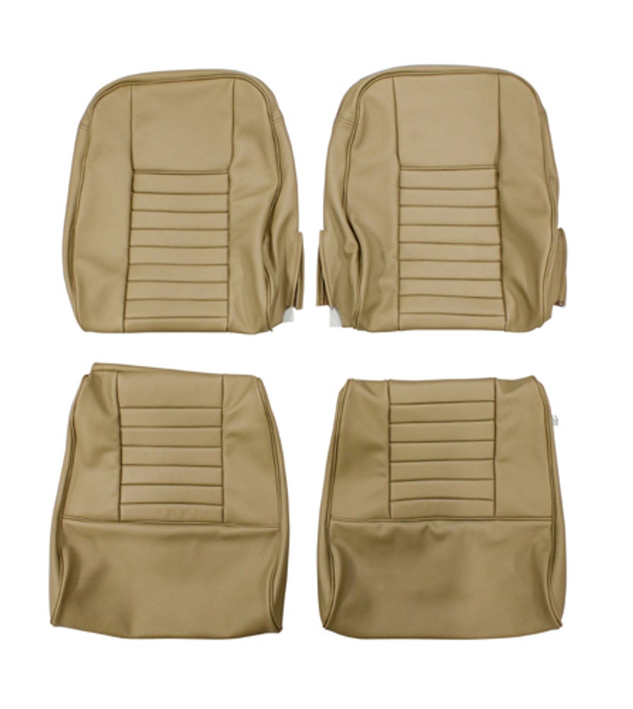 Etuistuinten verhoilu Volvo 1800, 1800E, 1800ES -malleihin, beige/ruskea