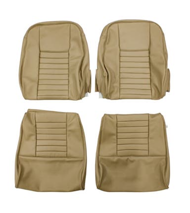 Etuistuinten verhoilu Volvo 1800, 1800E, 1800ES -malleihin, beige/ruskea