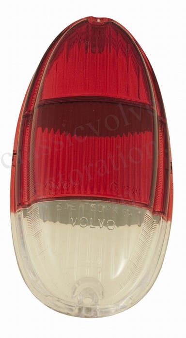 Takavalon lasi Volvo Amazoniin 1963-, US, punainen/punainen/valkoinen