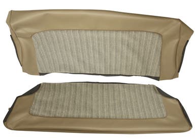 Volvo Amazon 2d 1962-63 takaistuimen verhoilu, nougat, cha 25200-