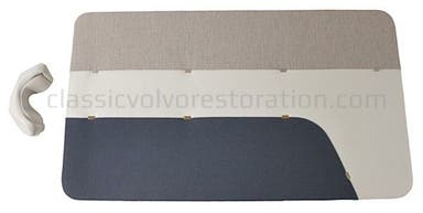 Ovipaneelit Volvo PV444LS:ään 1957-58, sini/harmaa/beige