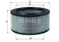 Ilmansuodatin Volvo Amazonille, B18A:lle, B20A:lle — bild 2 av 2