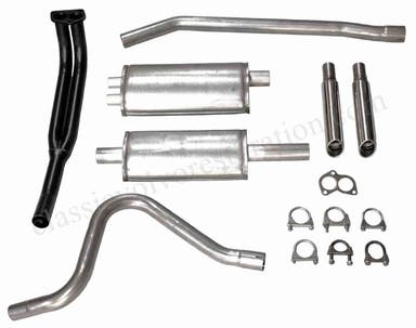 2" Sport-pakoputkisto Volvo 1800:lle