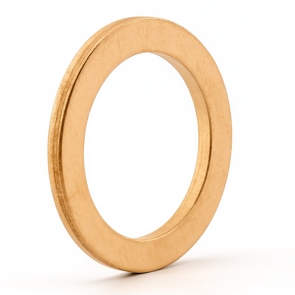 Kuparialuslevy 18,2x22,8x1,5 mm Volvo PV444:lle, Amazonille, Amazon Kombille — bild 2 av 2