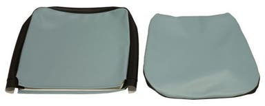 Volvo Duett 445 1957-58 etuistuimen verhoilu, US blue/black