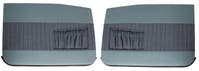 Volvo Amazon 4d:n etuoven paneelit, 1960-61, siniset — bild 1 av 2