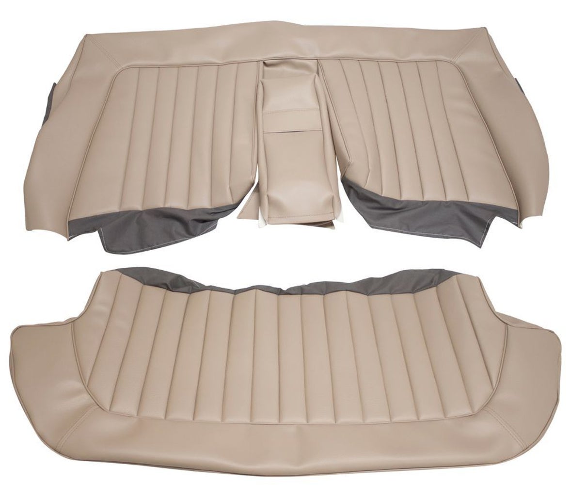 Volvo Amazon 4d 1962-63 US nougat -mallin takaistuimen verhoilu