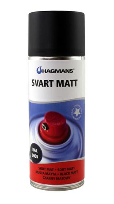 Maali musta matta 400 ml suihke