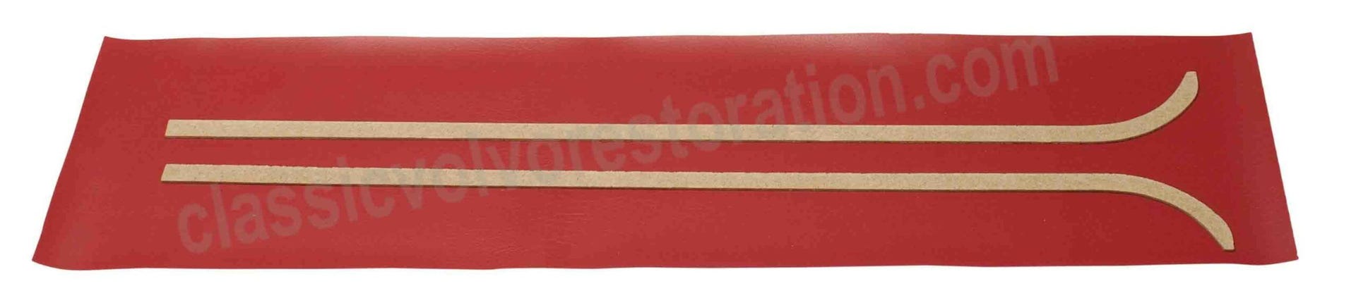 Volvo PV544:n, Duett 1962-63:n B-pilarin paneelit, punaiset