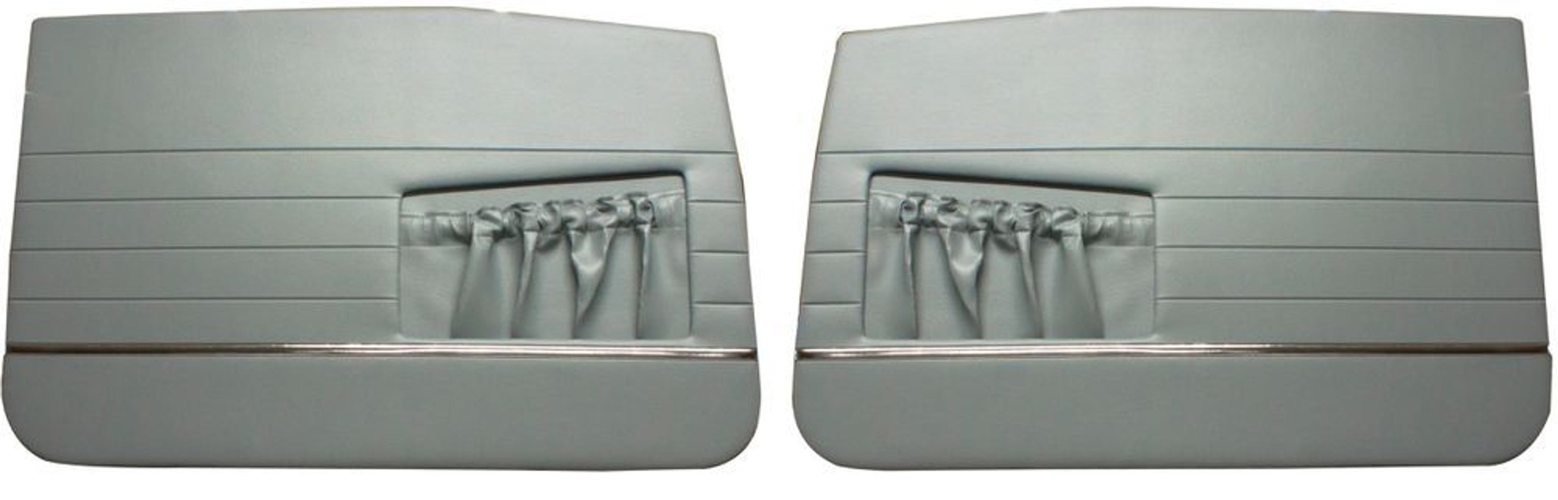 Volvo Amazon 4d 1962-63 etuoven paneelit, vaaleansiniset