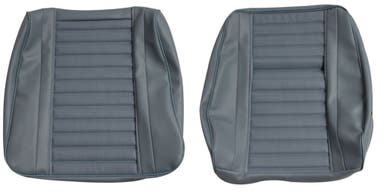 Volvo Amazonin etuistuimen verhoilu vuodelta 1965, vaaleansininen