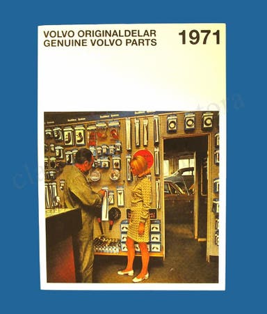 Varaosaluettelo Volvo PV544:lle, Duettille, Amazonille, 140:lle, 164:lle 1962-71, ruotsalainen